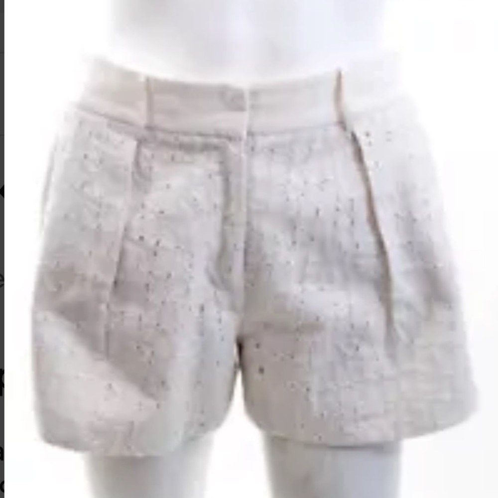Alexander Wang pleated shorts with belt loops, size 0